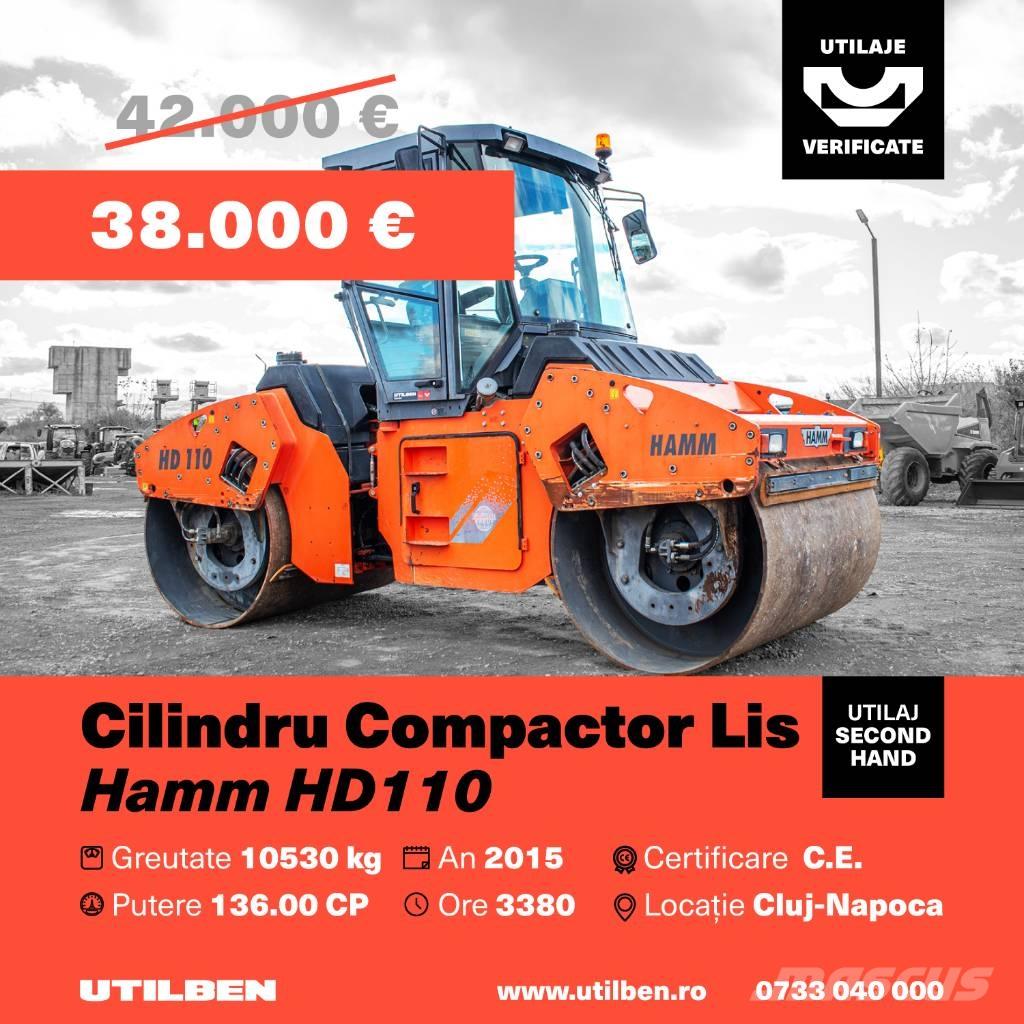 Hamm HD 110 Двойни барабанни ролки
