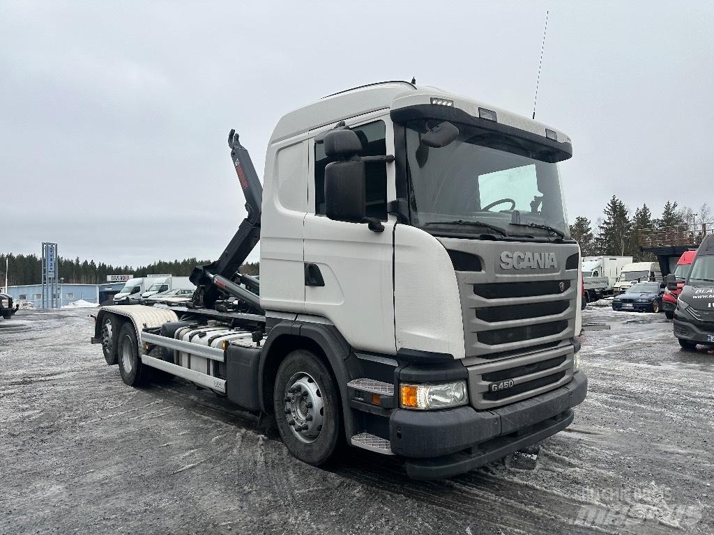 Scania G450 6x2*4 Камиони с кран с кука
