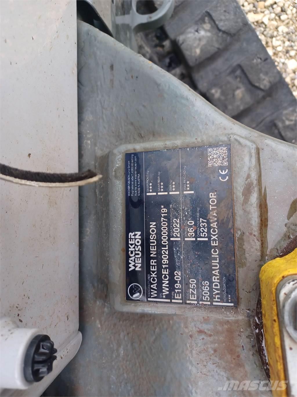 Wacker Neuson EZ50 Верижен екскаватор