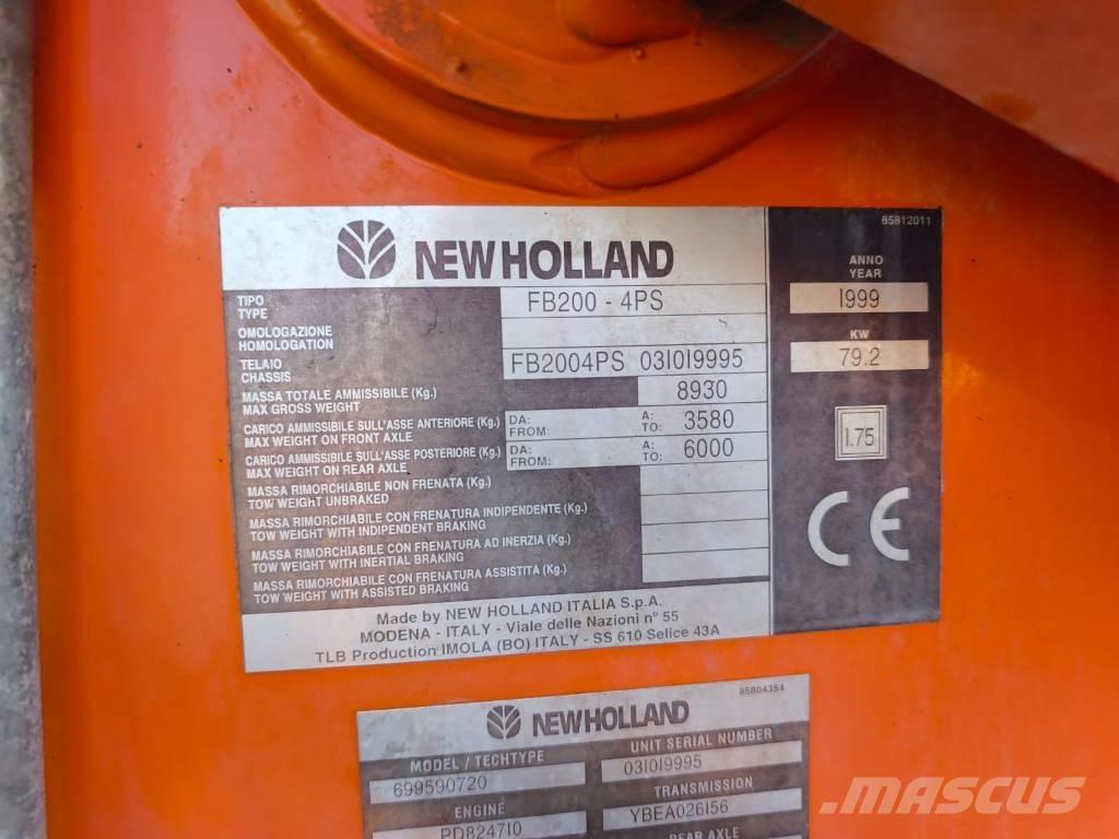 New Holland FB 200 Товарач със заден ексватор