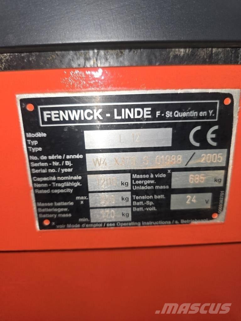 Linde L 12 Самоходни товарачи
