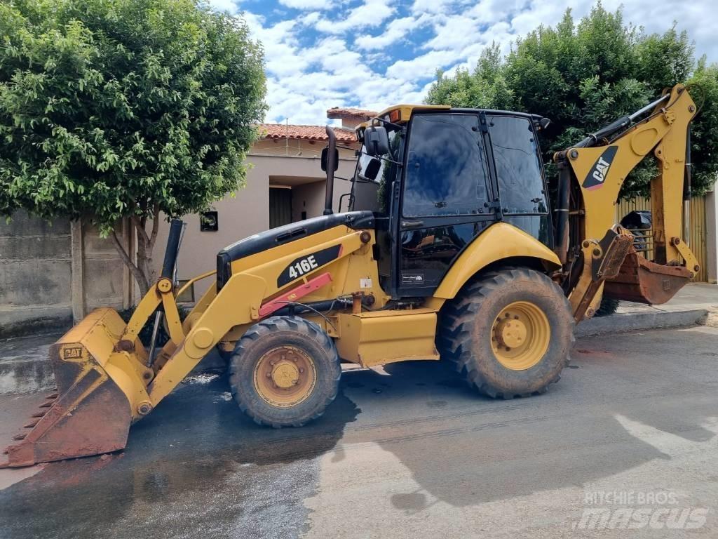 CAT 416E Товарач със заден ексватор