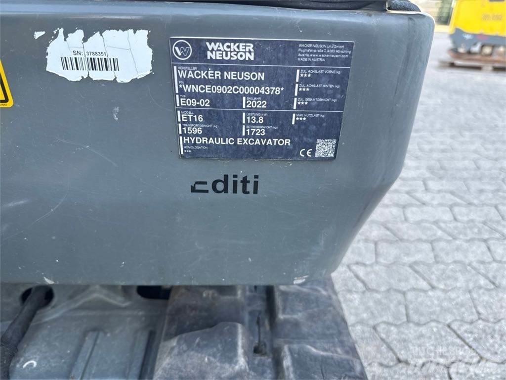 Wacker Neuson ET16 Верижен екскаватор