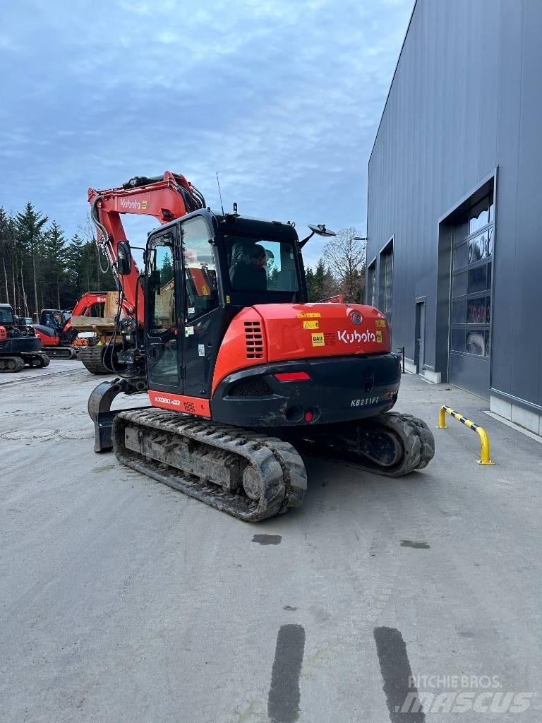 Kubota KX 080-4 Мини екскаватори < 7 т