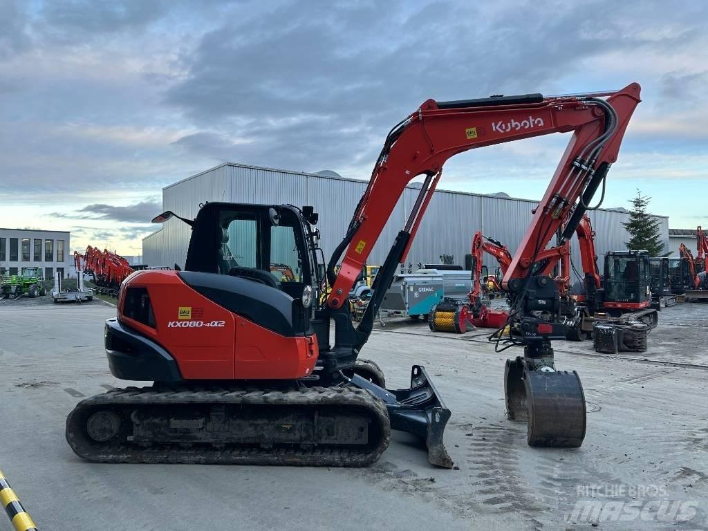 Kubota KX 080-4 Мини екскаватори < 7 т