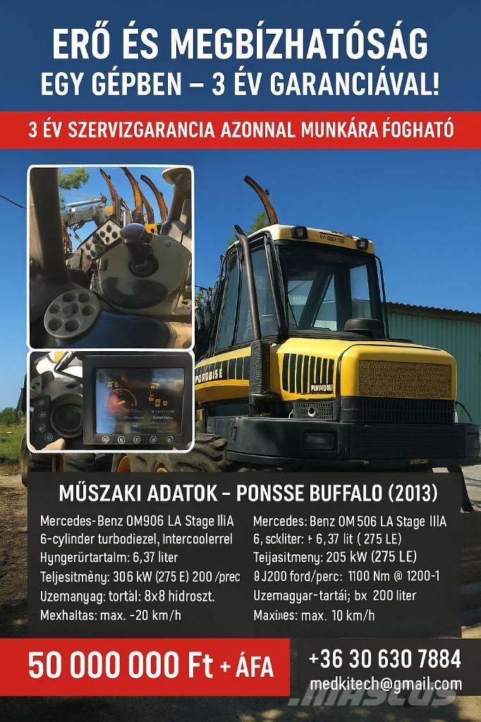 Ponsse Buffalo 8W Форуардери