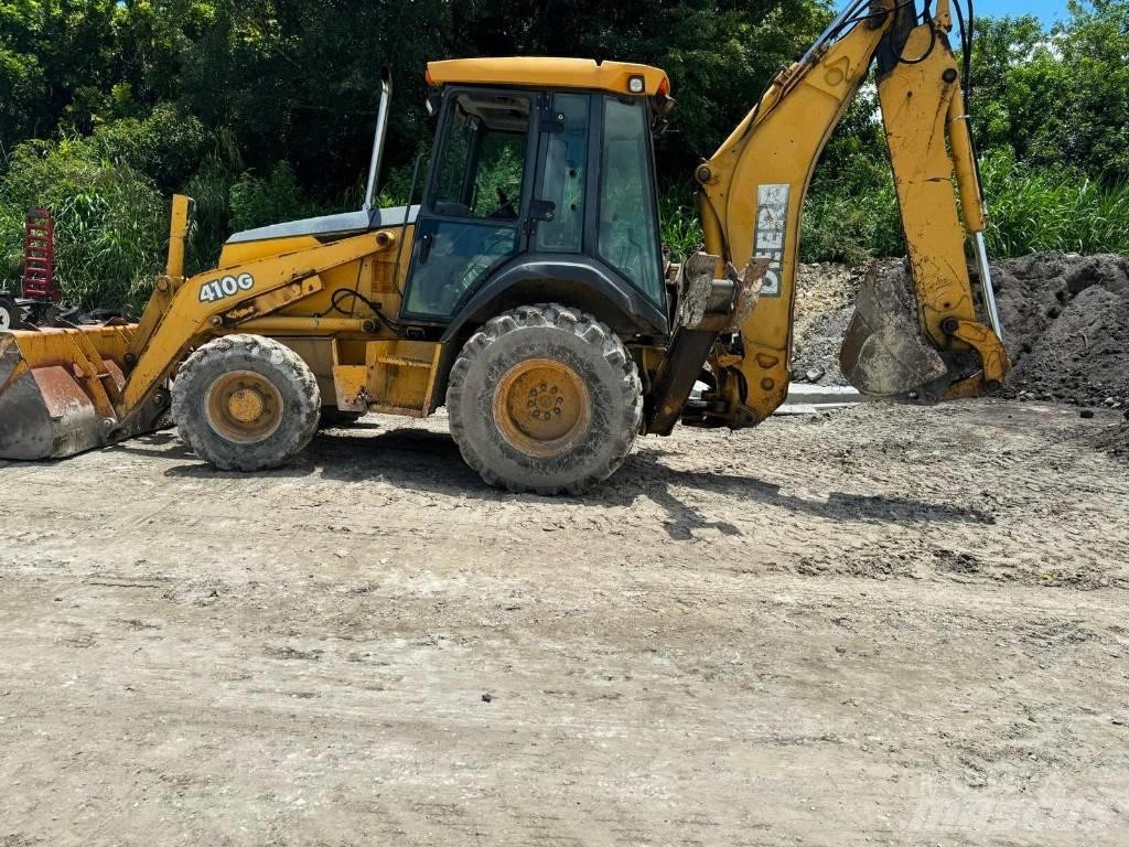 DEERE 410G Товарач със заден ексватор