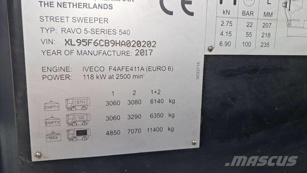 Ravo 540 CD Автоматични метачки с четки