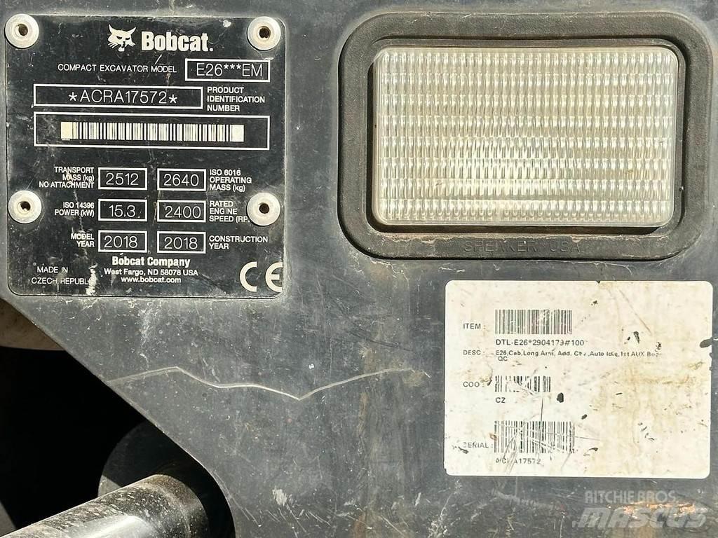 Bobcat E26 Мини екскаватори < 7 т
