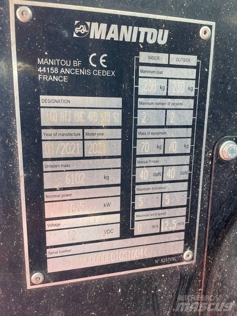 Manitou 160 ATJ Съчленени стрелови подемници