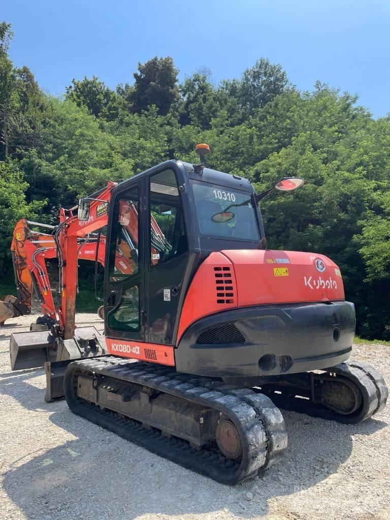 Kubota KX 080-4 Средни екскаватори 7т - 12т