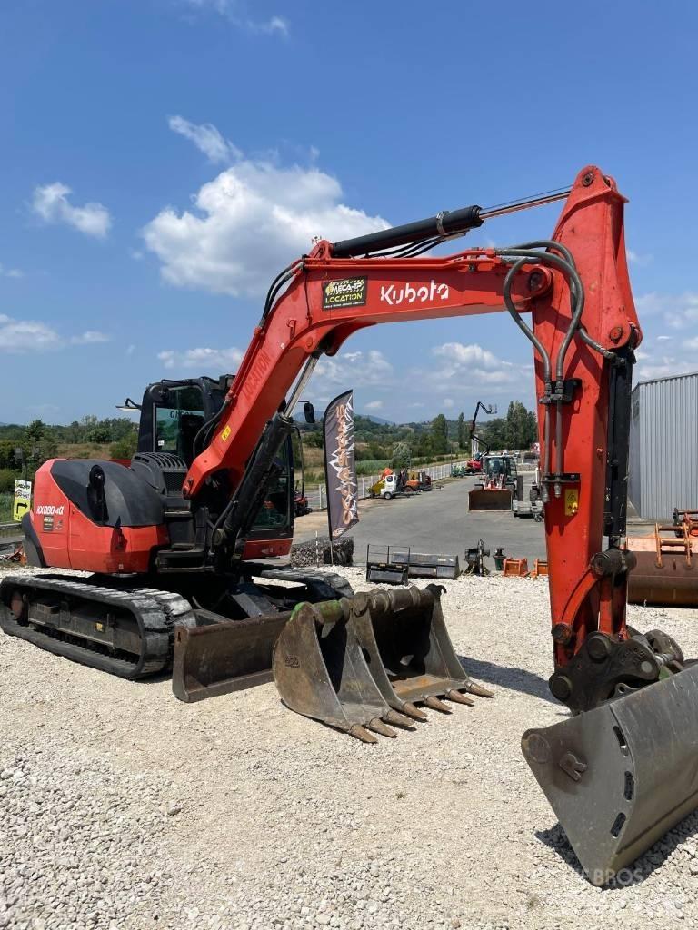 Kubota KX 080-4 Средни екскаватори 7т - 12т