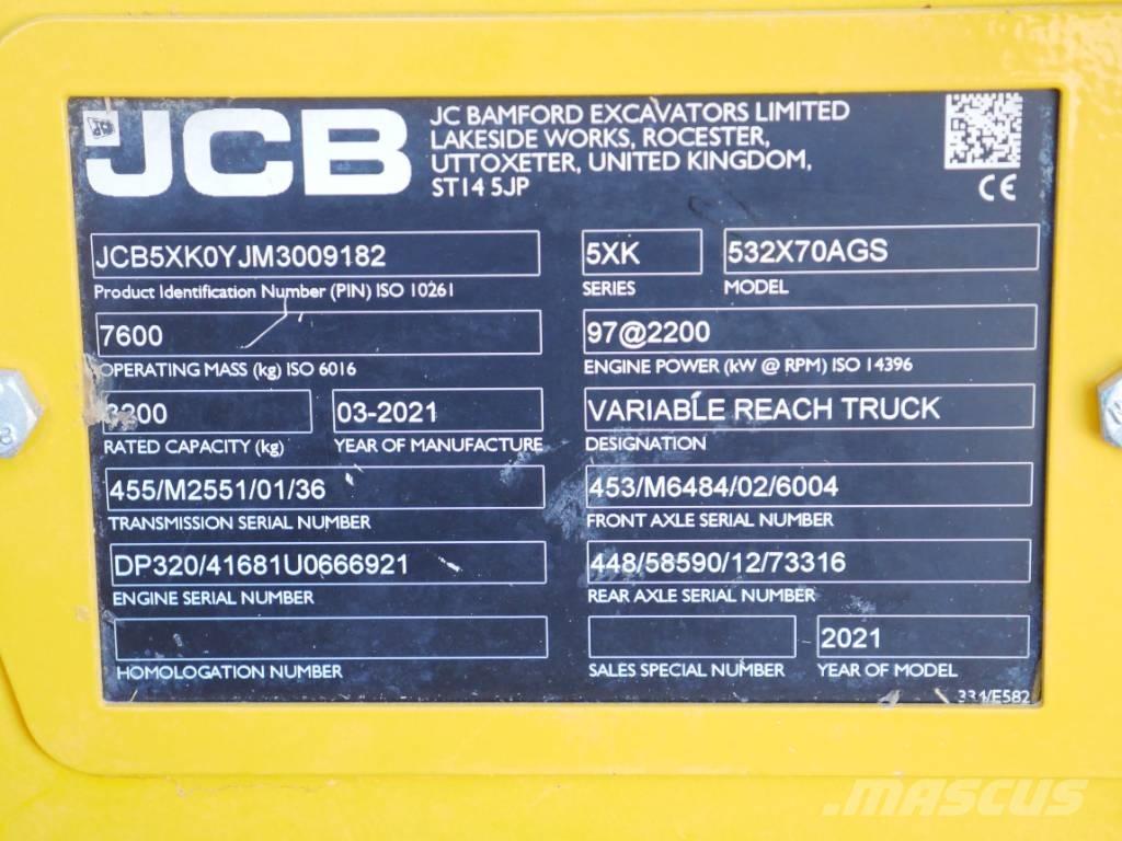 JCB 532-70 Телескопични товарачи