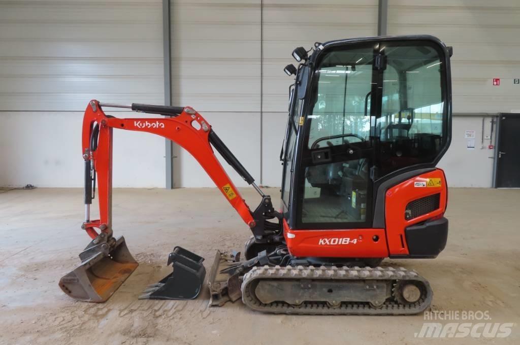 Kubota KX 018-4 Мини екскаватори < 7 т