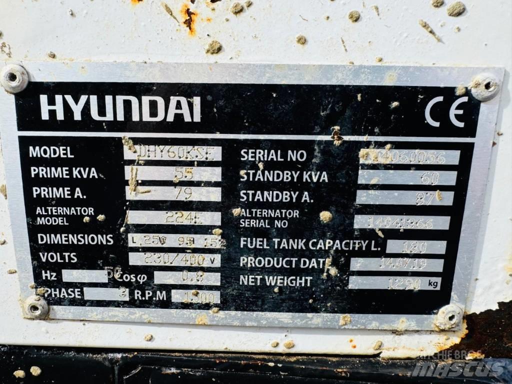 Hyundai DHY60KSE Дизелови генератори
