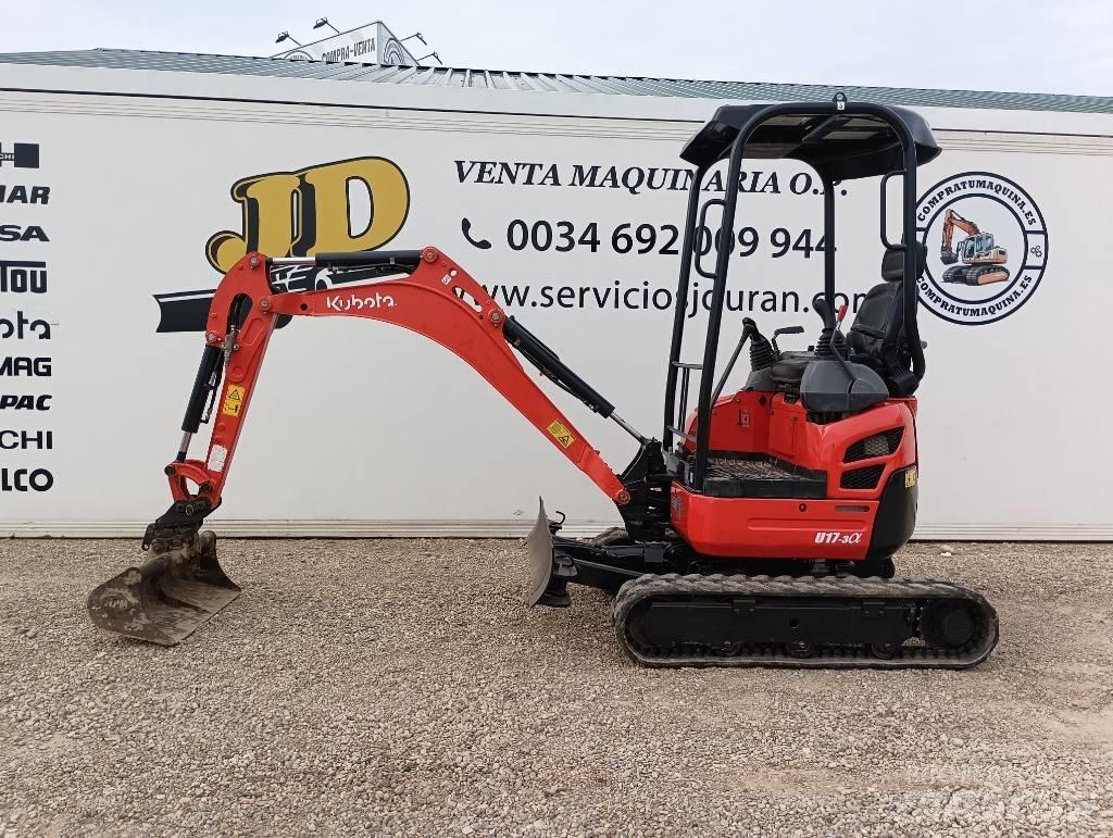 Kubota U 17-3 Мини екскаватори < 7 т