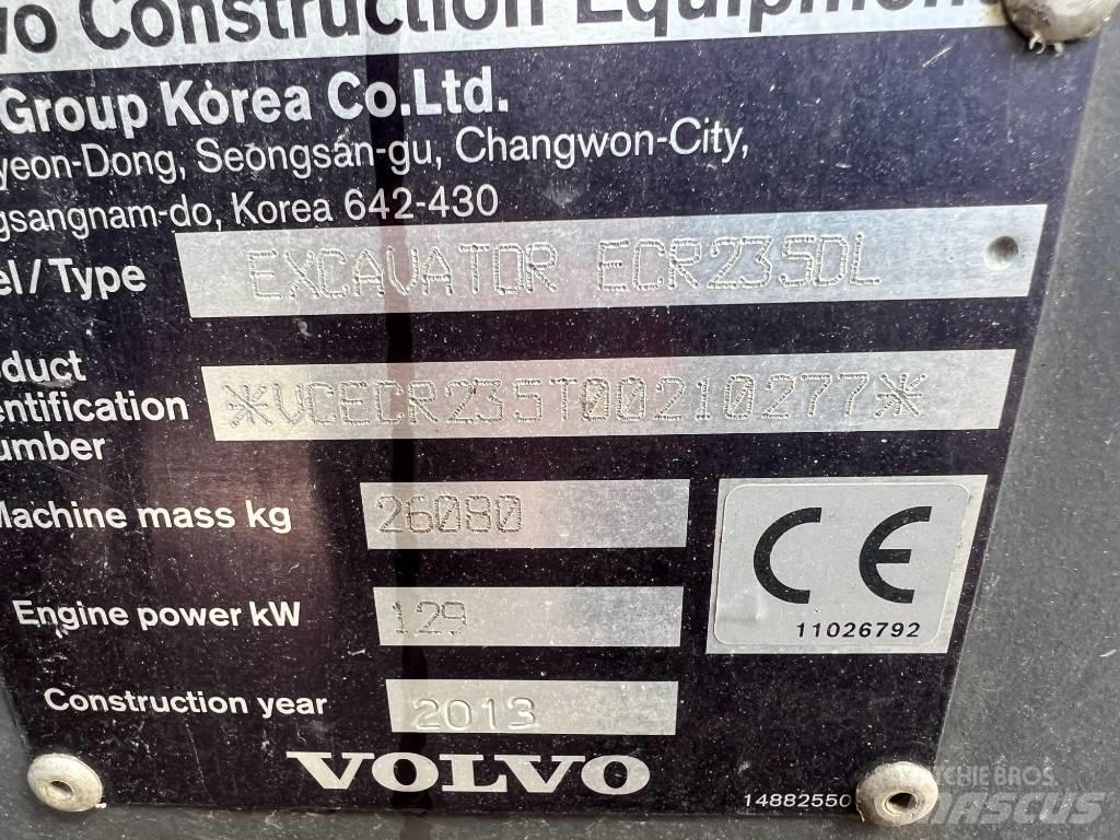 Volvo ECR235DL Верижен екскаватор