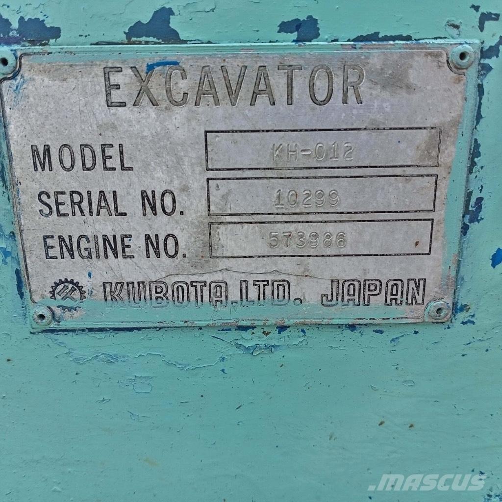 Kubota KH 012 Мини екскаватори < 7 т