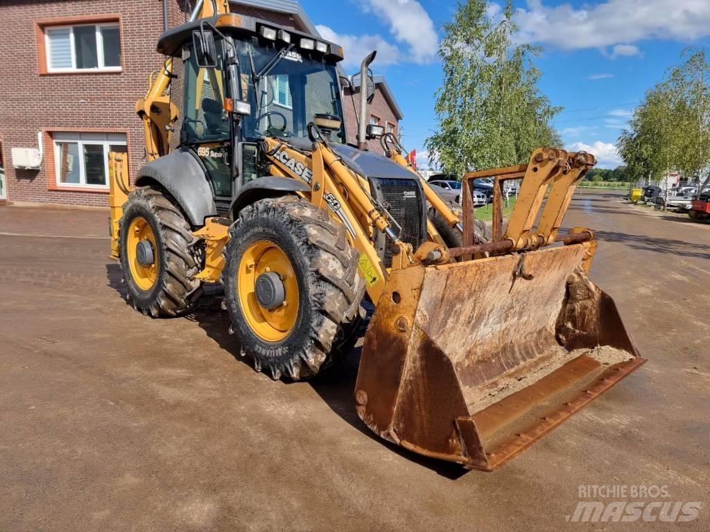 CASE 695 SR2 - 4 PS Товарач със заден ексватор