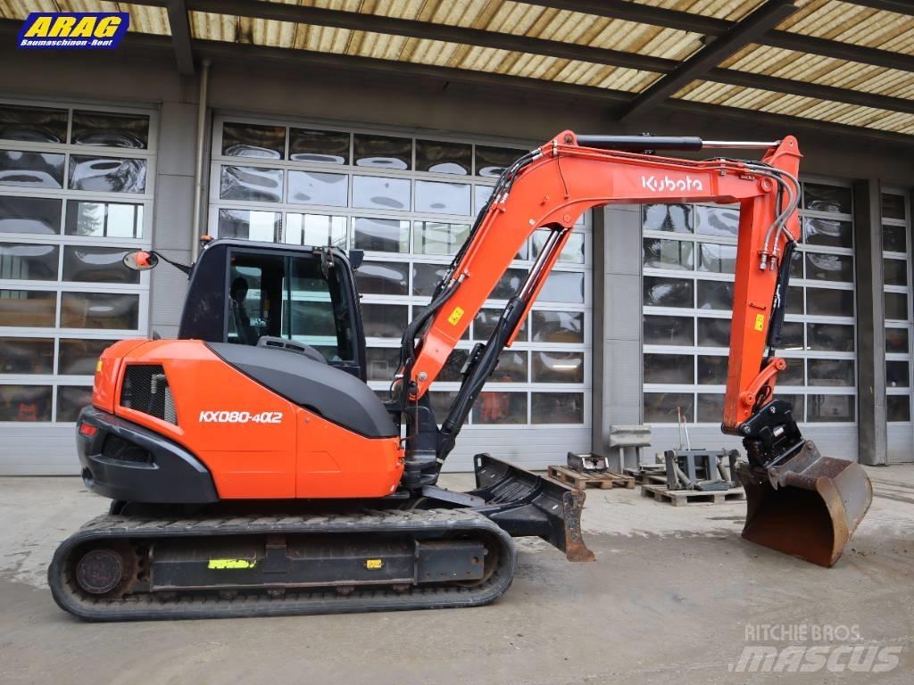 Kubota KX 080-4 Средни екскаватори 7т - 12т
