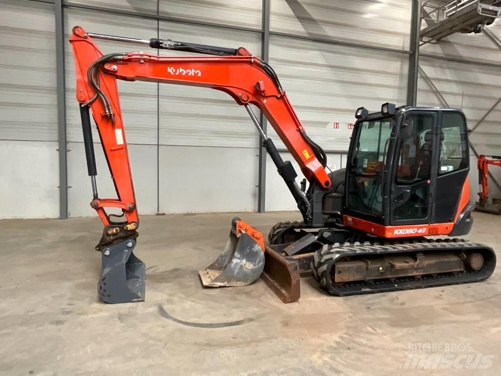 Kubota KX 080-4 A Средни екскаватори 7т - 12т