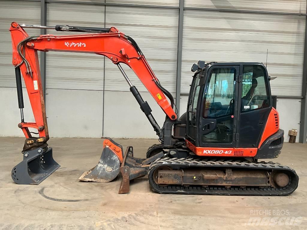 Kubota KX 080-4 A Средни екскаватори 7т - 12т