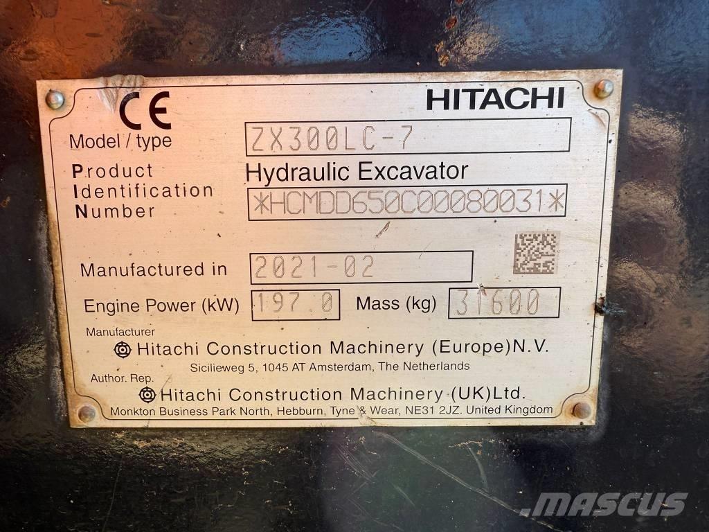 Hitachi ZX 300 LC-7 Верижен екскаватор