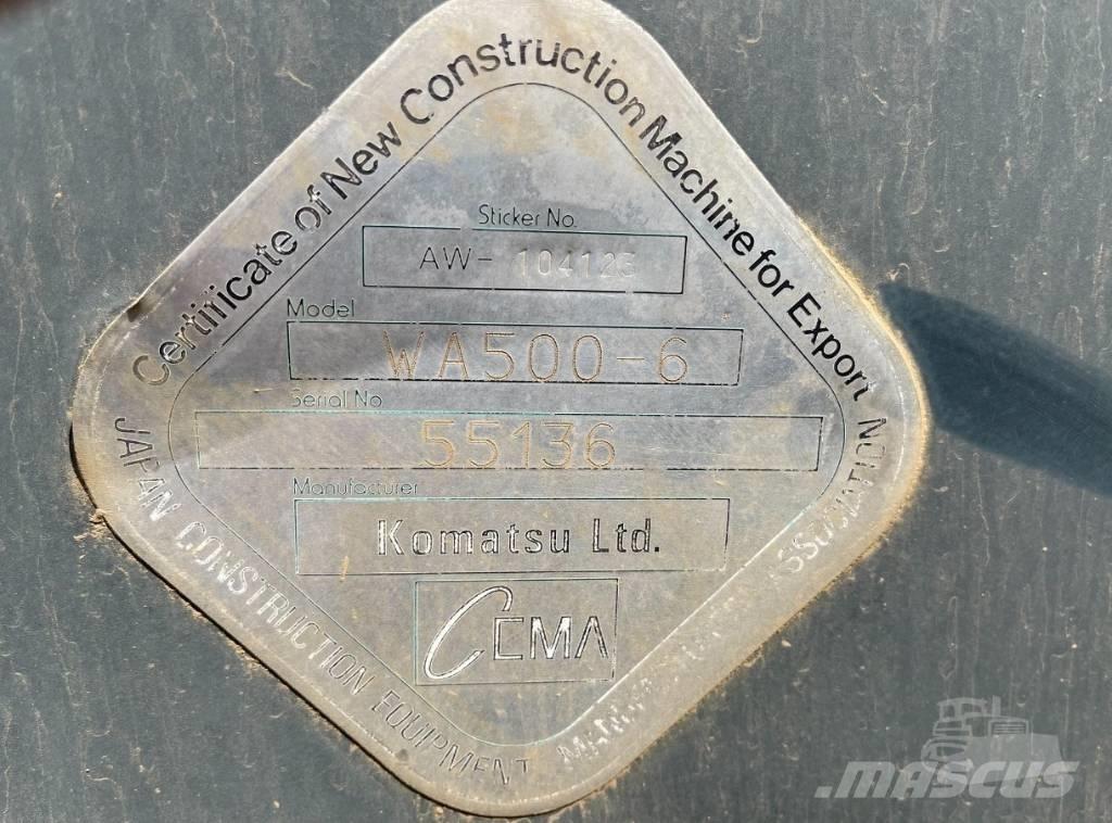 Komatsu WA 500-6 Колесни товарачи