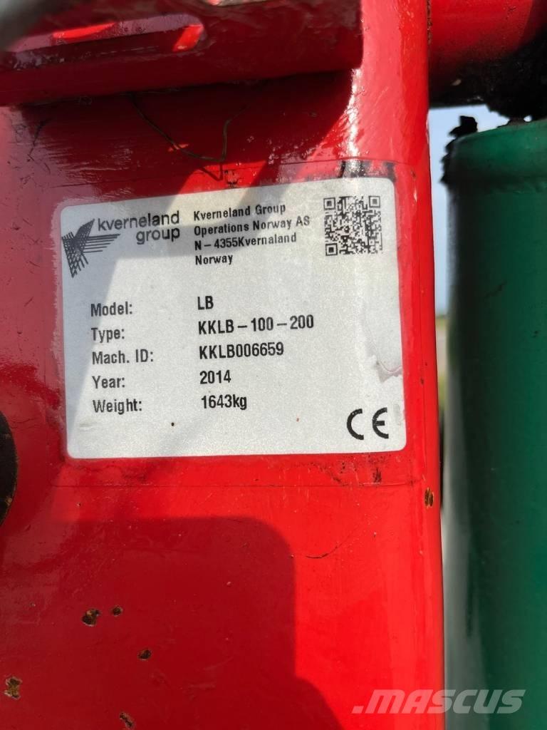 Kverneland LB100-200 Реверсивни плугове