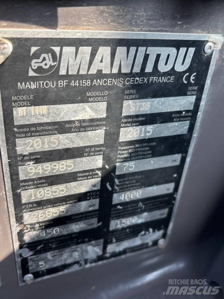Manitou MT 1440 Телескопични товарачи