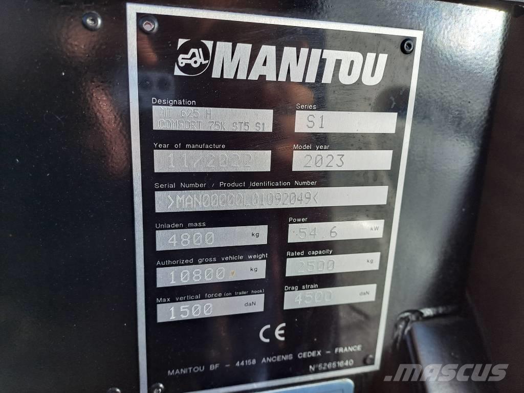 Manitou MT 625 H Телескопични товарачи