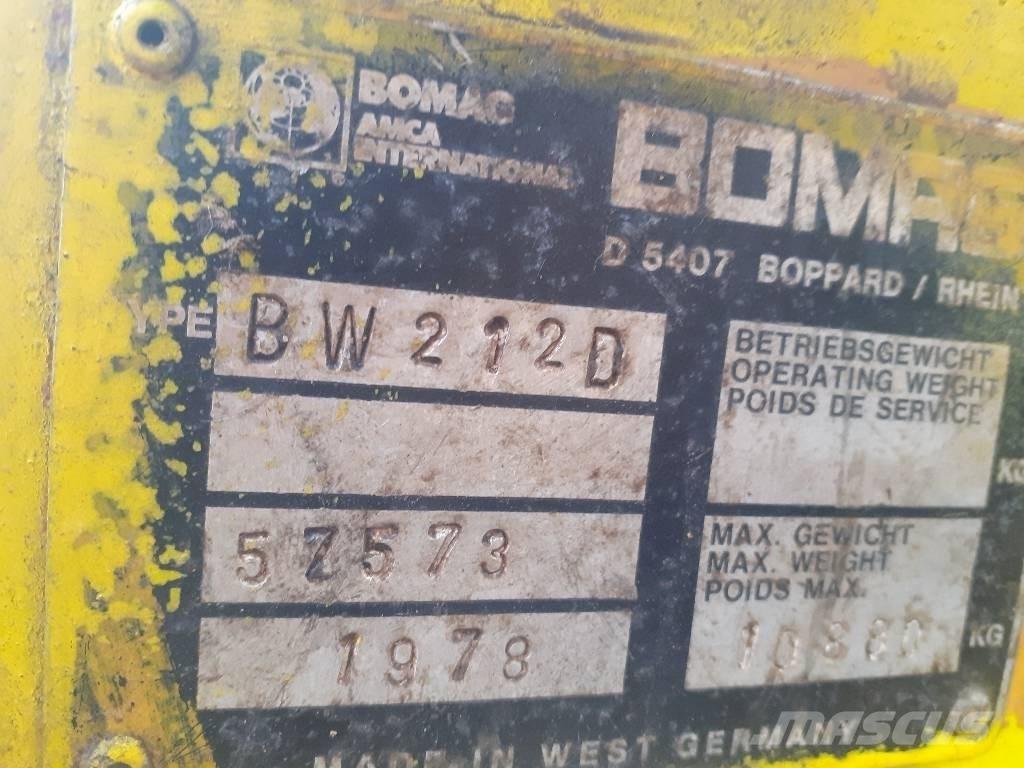 Bomag BW 212 D Уплътнители за почва
