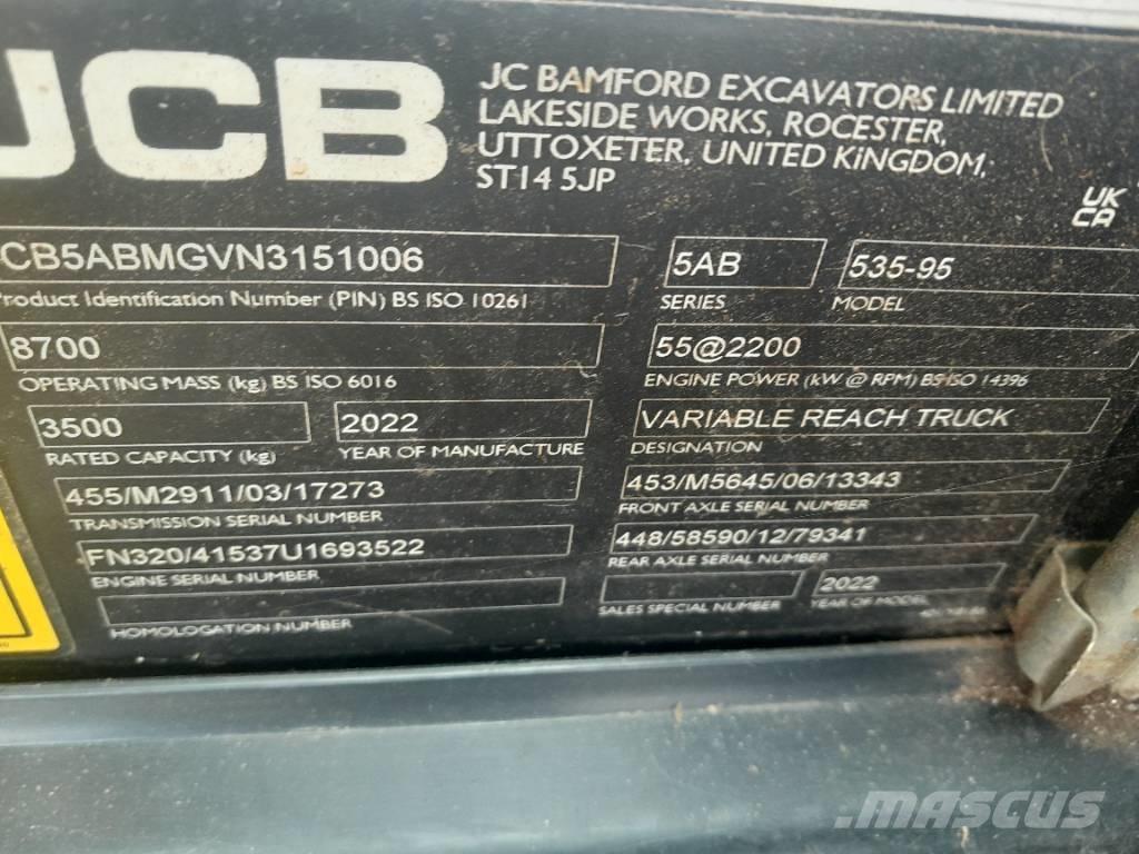 JCB 535-95 Телескопични товарачи