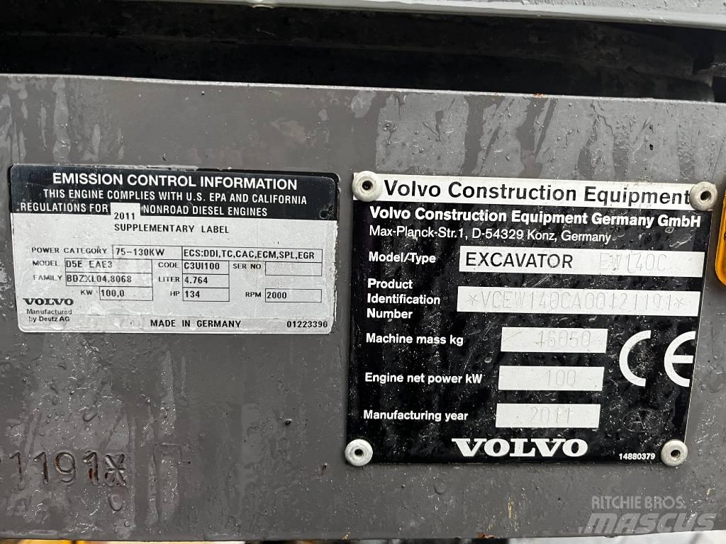 Volvo EW 140 C Колесни екскаватори