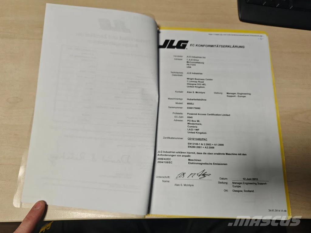 JLG 660 SJ Телескопични повдигачи
