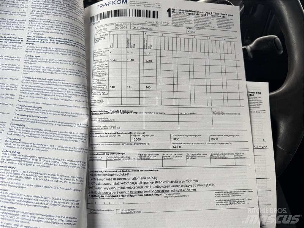 Krone SD Брезентови полуремаркета
