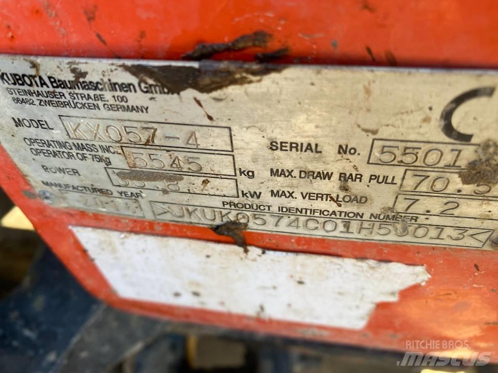 Kubota KX 057-4 Мини екскаватори < 7 т