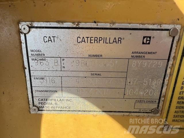 CAT 963 B Верижен товарач