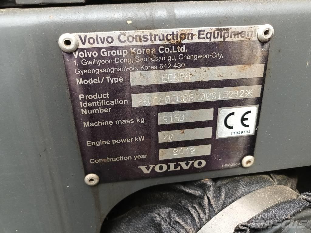 Volvo ECR 88 PLUS Средни екскаватори 7т - 12т