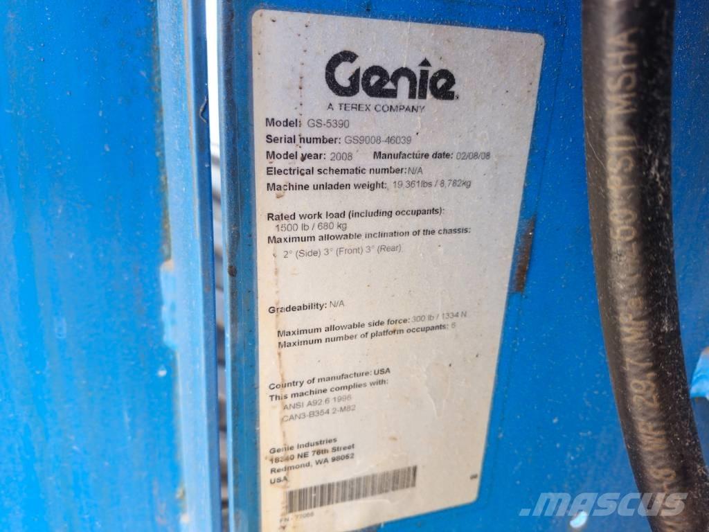 Genie GS-5390 Ножични работни платформи