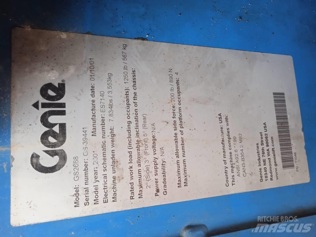 Genie GS 2668 RT Ножични работни платформи
