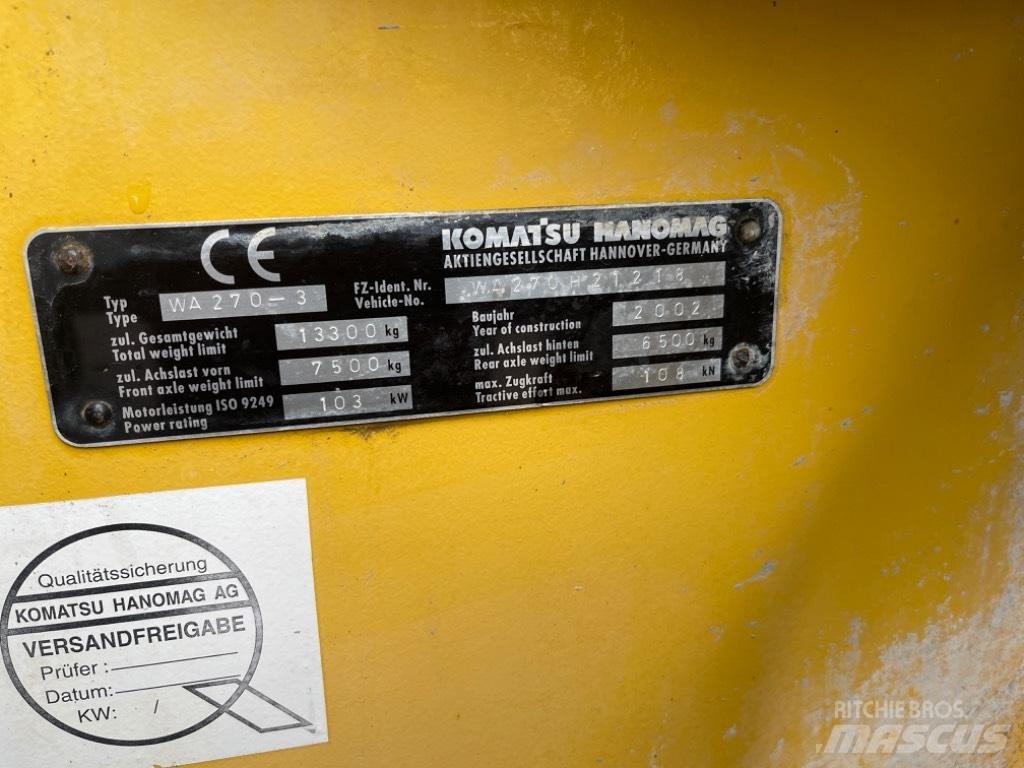 Komatsu WA 270-3 Колесни товарачи