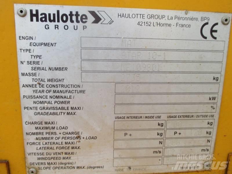 Haulotte Star 10 Вертикални мачтови повдигачи
