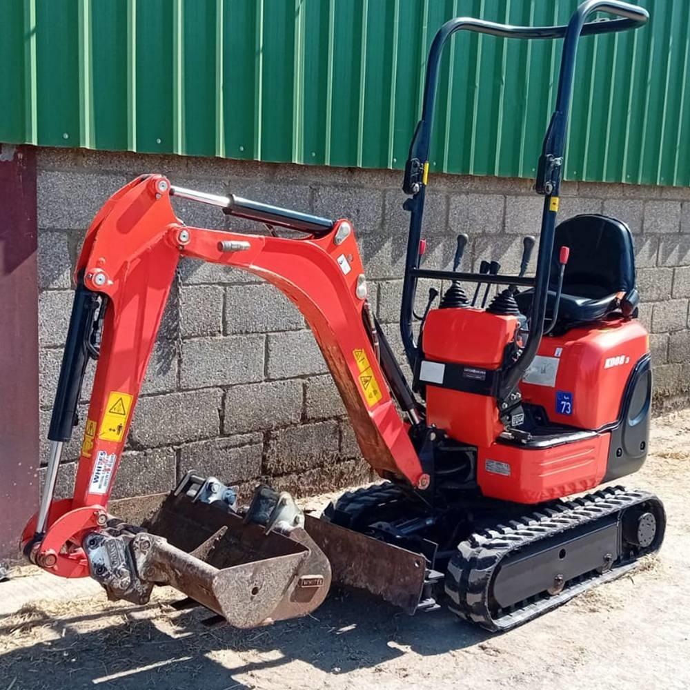 Kubota K 008-3 Мини екскаватори < 7 т