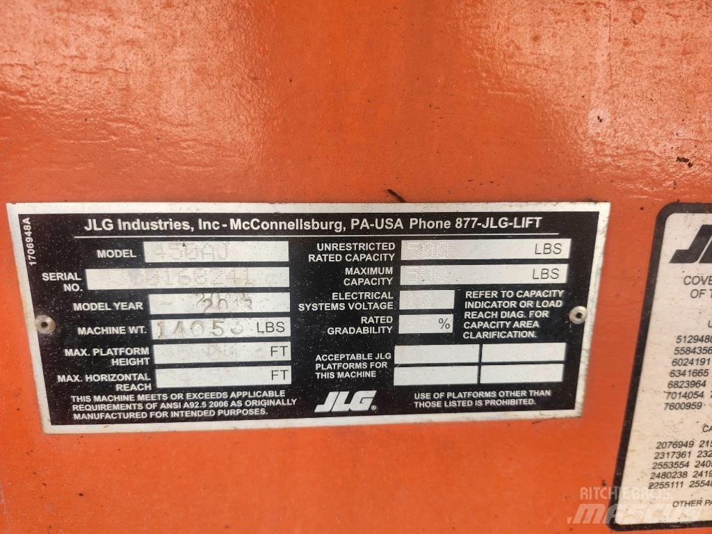 JLG 450 AJ Съчленени стрелови подемници