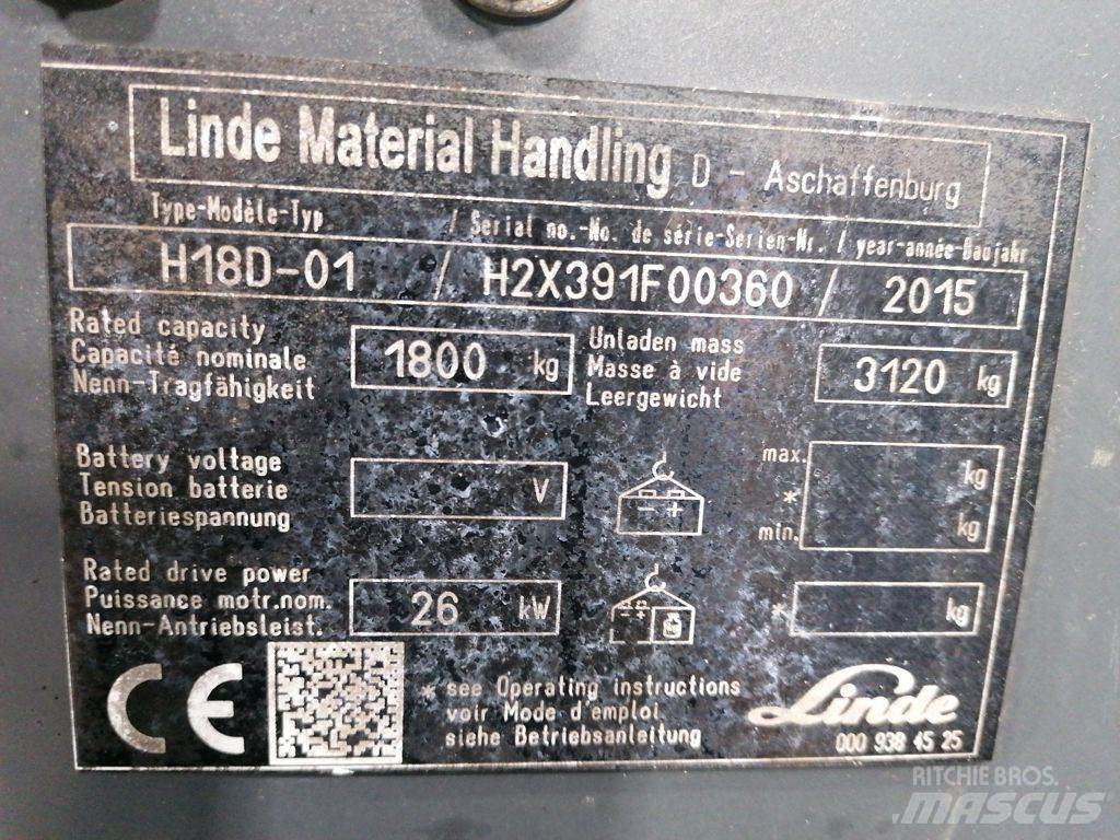 Linde H18D-01 Камиони с АГУ