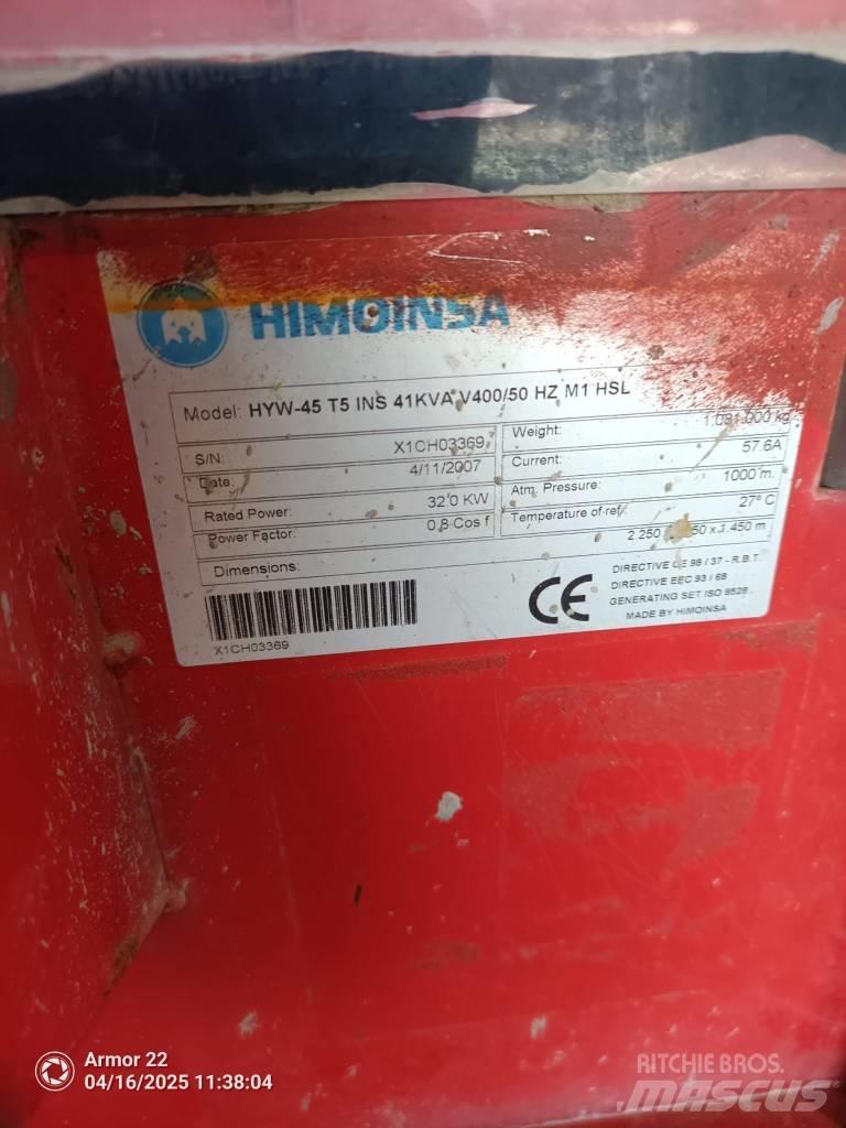 Himoinsa HYW 45 Дизелови генератори
