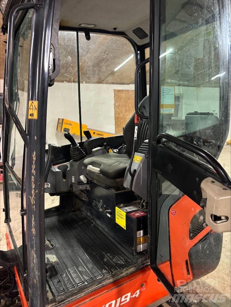 Kubota KX 19-4 Мини екскаватори < 7 т