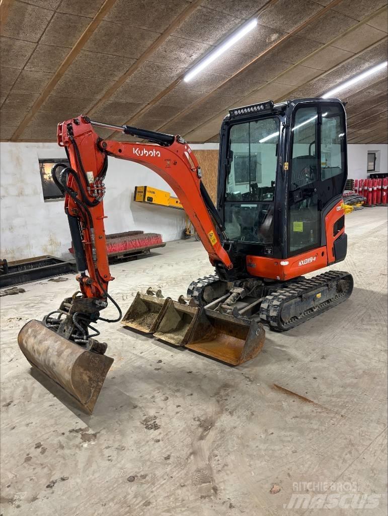 Kubota KX 19-4 Мини екскаватори < 7 т