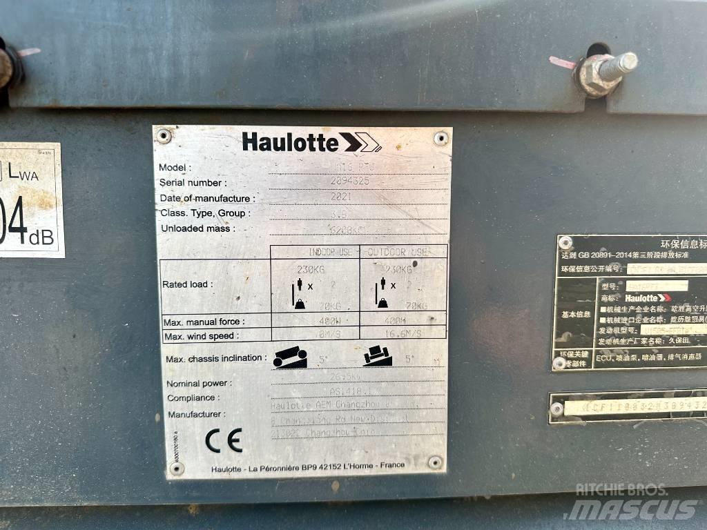 Haulotte HA16RTJ Съчленени стрелови подемници